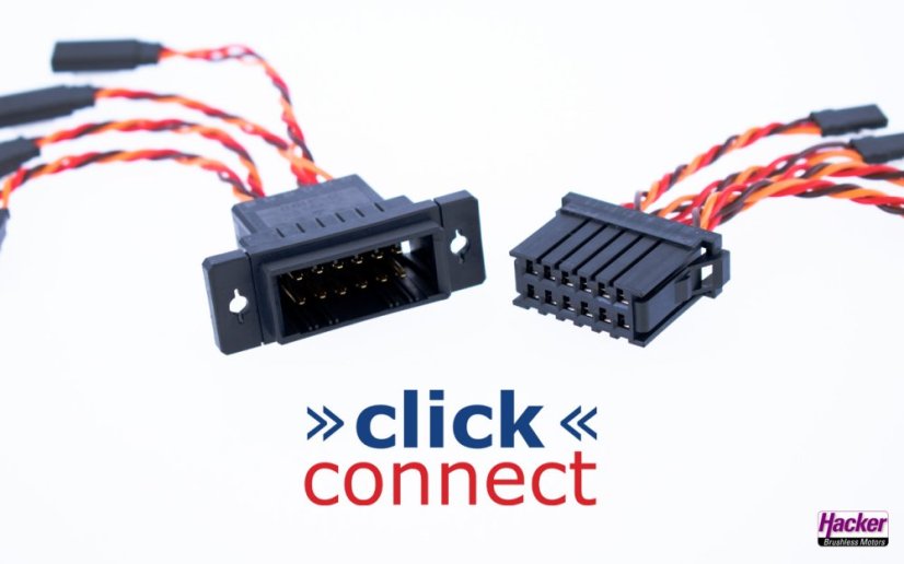 »click« connect vícepinový konektor