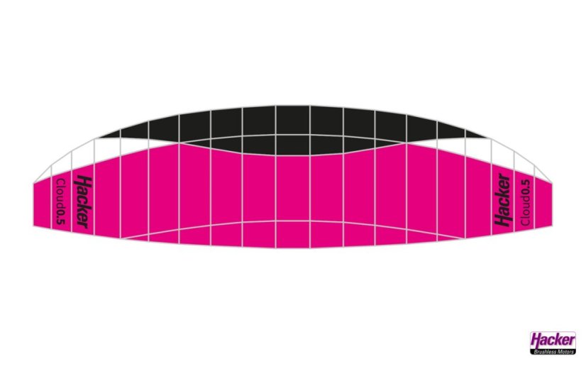 Para-RC padákové křídlo Cloud 0.5 (fialová)