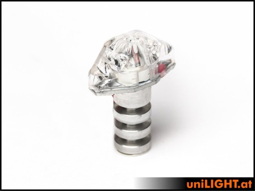 8mm MINI zábleskové světlo, 4W, krátké