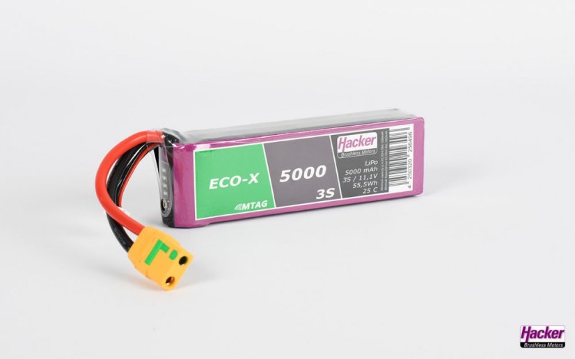 TopFuel LiPo 25C ECO-X 5000mAh 3S MTAG