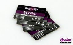TopFuel MTAG Battery Sticker 4 kusy