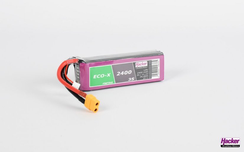 TopFuel LiPo 25C ECO-X 2400mAh 3S MTAG