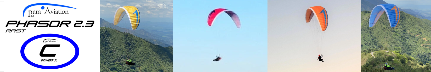 RC paraglider PHASOR 2.3 RAST (DOUBLESKIN-RAST®)