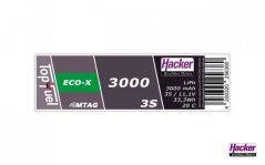 TopFuel LiPo 20C ECO-X 3000mAh 3S MTAG