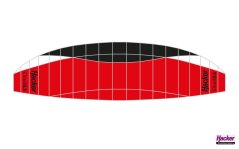 Para-RC padákové křídlo Cloud 0.5 (červená)