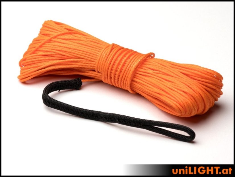 Vlečné lano 1,0 mm, pevnost v tahu 160daN, 30 m