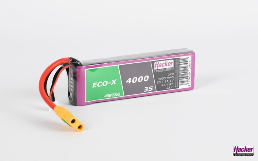 TopFuel LiPo 25C ECO-X 4000mAh 3S MTAG